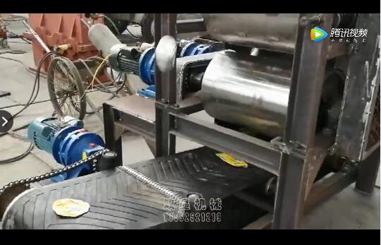 易拉罐壓扁機視頻現場試機